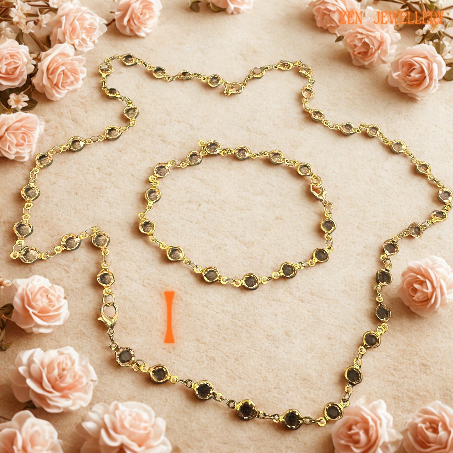 Detailed jewellery composition featuring elegant handcrafted crystal necklaces and bracelets in ruby red, jet black, cobalt blue, and emerald green colour variations. Each set combines faceted crystal stones with polished gold-tone chain and secure closures for refined luxurious styling. The versatile collection suits weddings, evening fashion, boho elegance, holiday outfits, romantic occasions, and timeless feminine wardrobes.